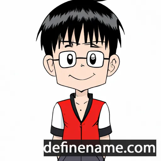 cartoon of the name Ryohei