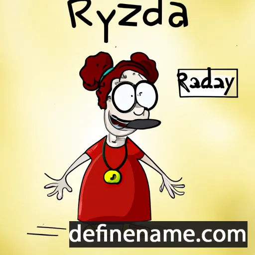 cartoon of the name Ryszarda