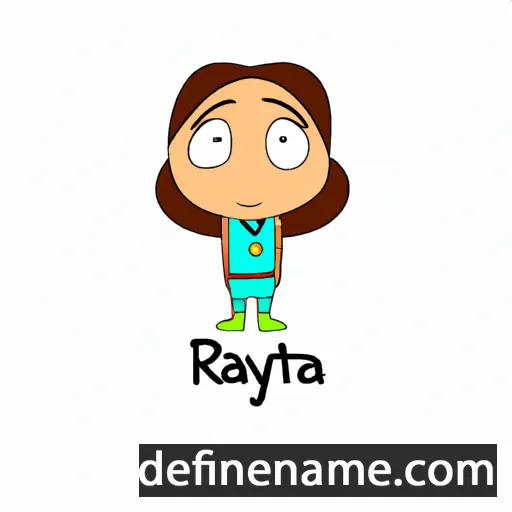 cartoon of the name Ryta