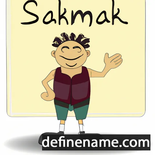 Şahmölek cartoon