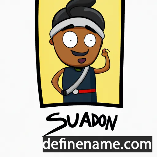 cartoon of the name Sa'dun