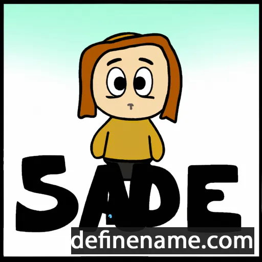 cartoon of the name Säde