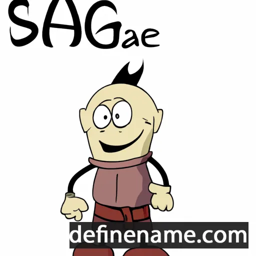 Säğäđät cartoon