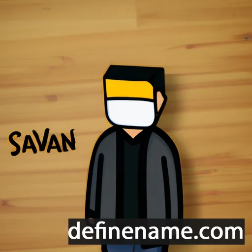 Sacvan cartoon