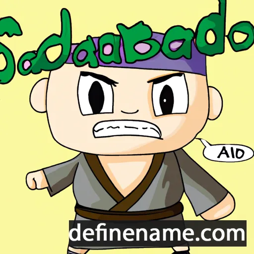 cartoon of the name Sadanobu