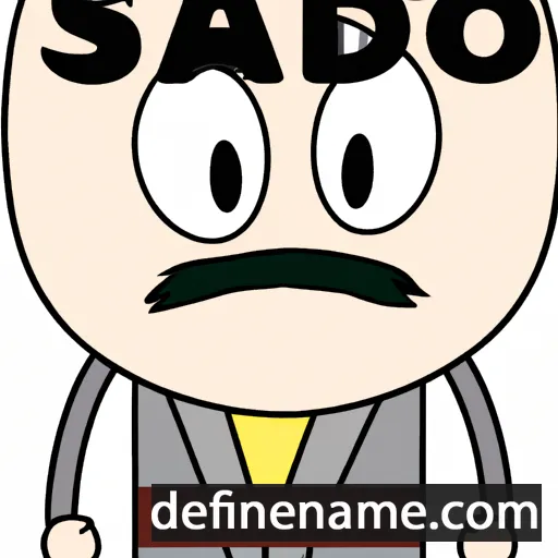 cartoon of the name Sadao