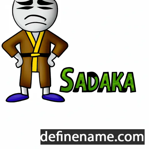 Sadataka cartoon