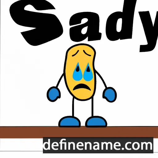 Saddy cartoon