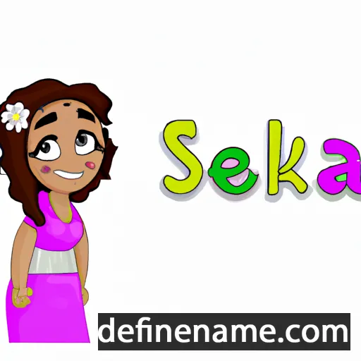 Sadeeka cartoon