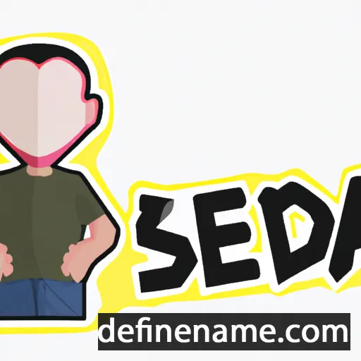 cartoon of the name Sadeem