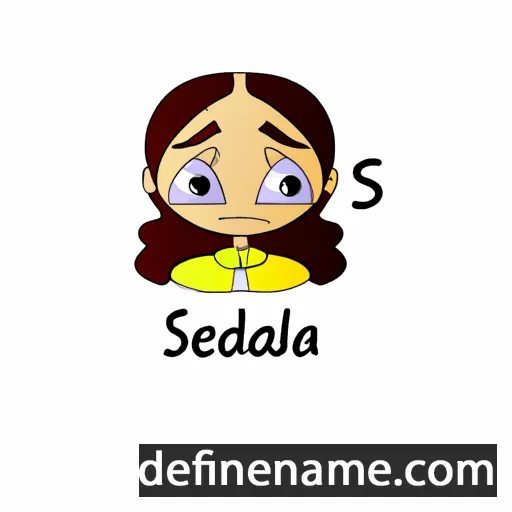 Sadella cartoon