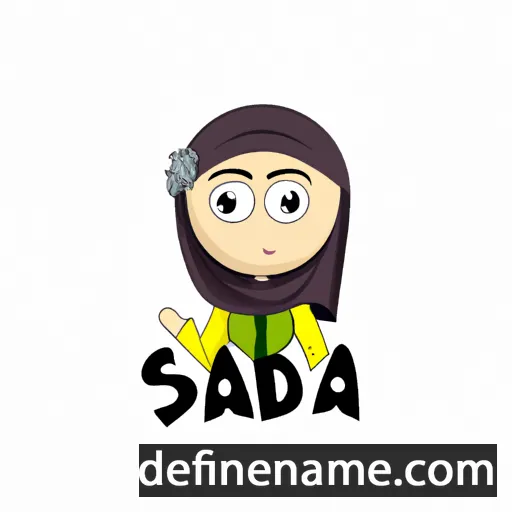 Sadiqa cartoon