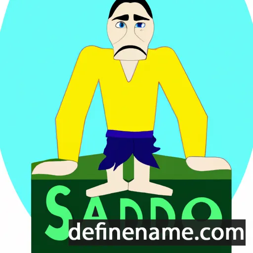 cartoon of the name Sadok