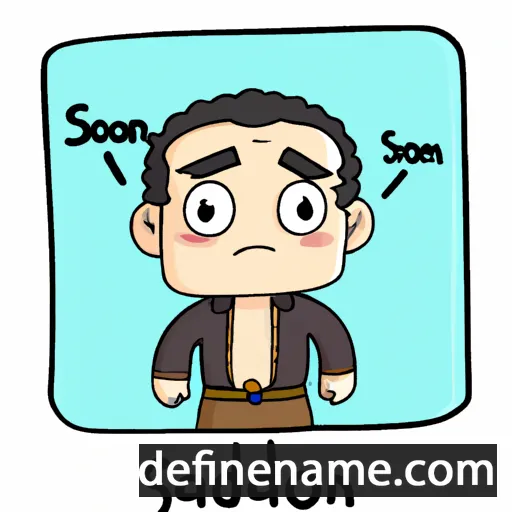 cartoon of the name Sadorn