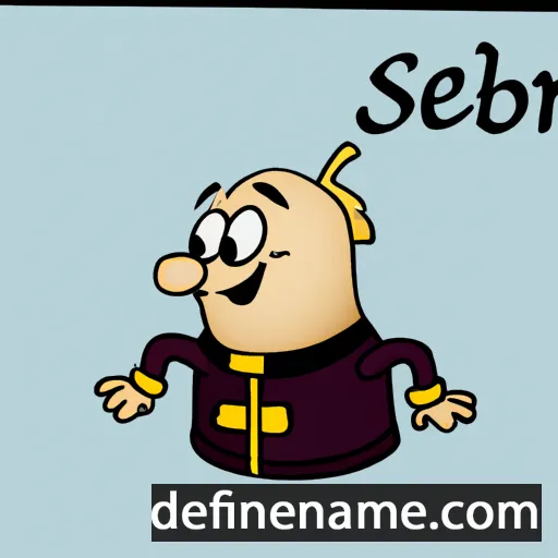 cartoon of the name Sæbjört