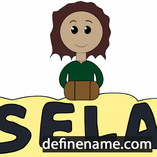 Sæla cartoon