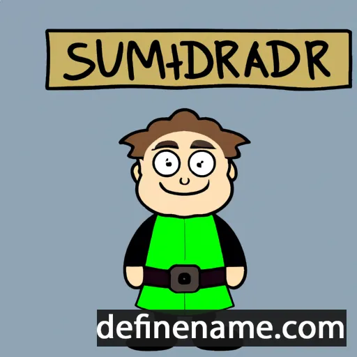 Sæmundur cartoon