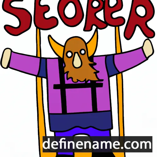 Sæþór cartoon