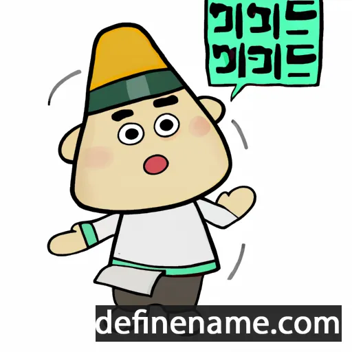 cartoon of the name Saebyeok-byeol