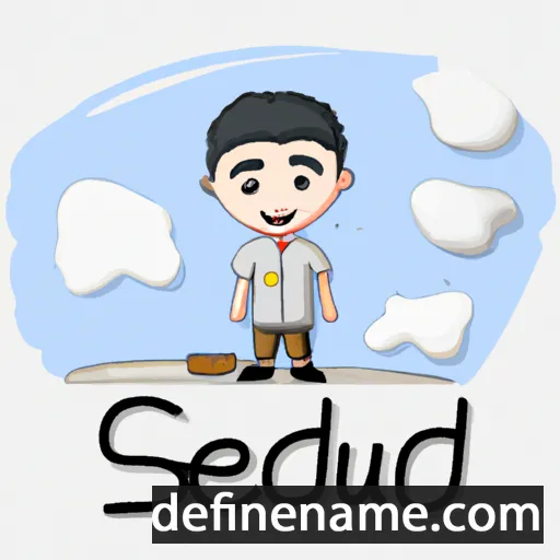 cartoon of the name Saefudin