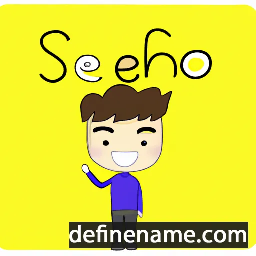 cartoon of the name Saeho