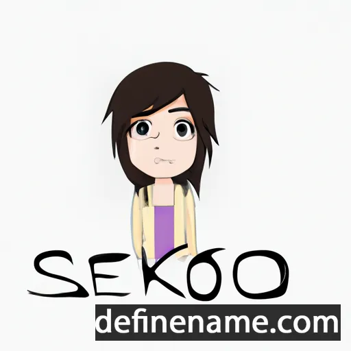 cartoon of the name Saeko