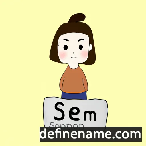 Saem-na cartoon