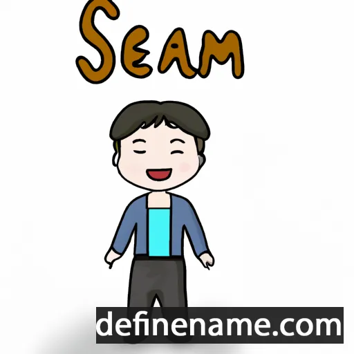 cartoon of the name Saem