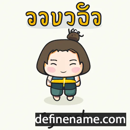 cartoon of the name Saengchai