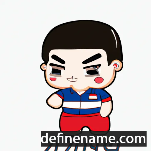 cartoon of the name Saengduan