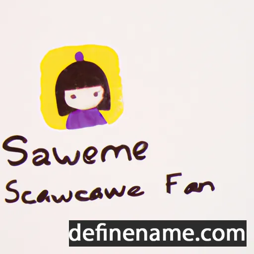 cartoon of the name Saengrawee