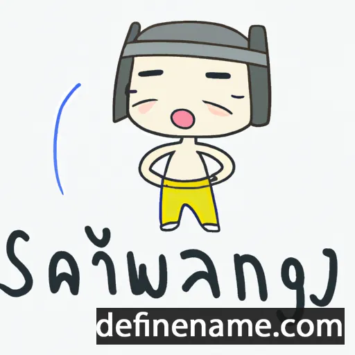 cartoon of the name Saengrawi