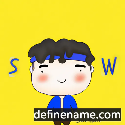 cartoon of the name Saengwan