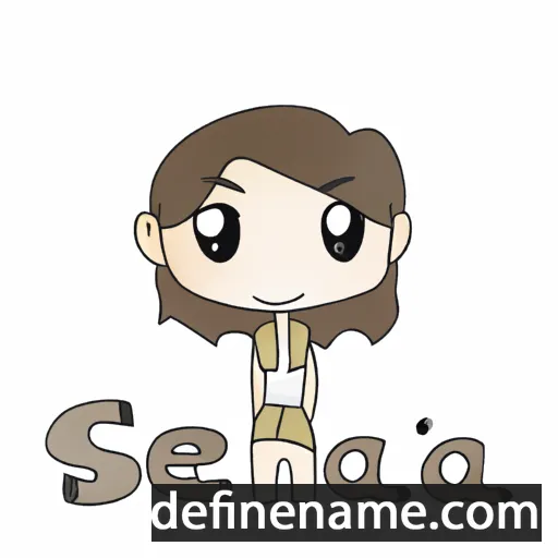 cartoon of the name Saera