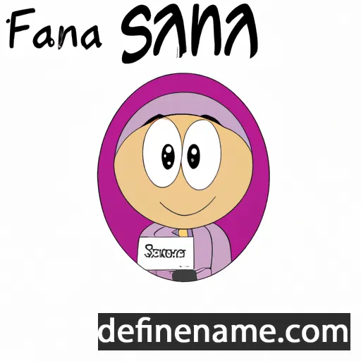 Safana cartoon