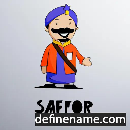 cartoon of the name Safartoj