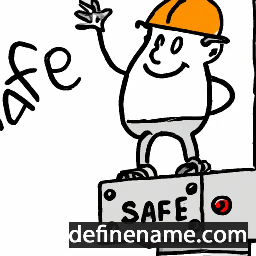 Safe-on-high cartoon