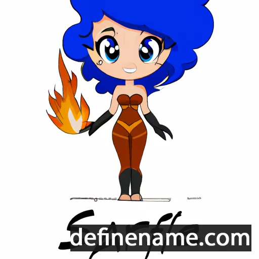 Saffire cartoon