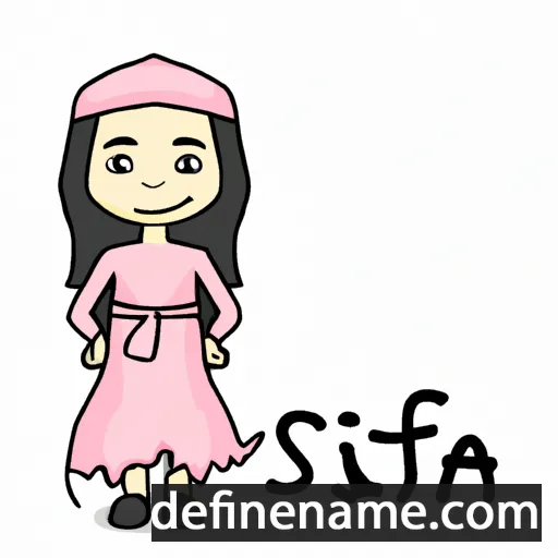 cartoon of the name Safija