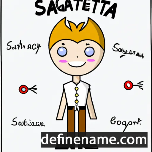 Sagitta cartoon