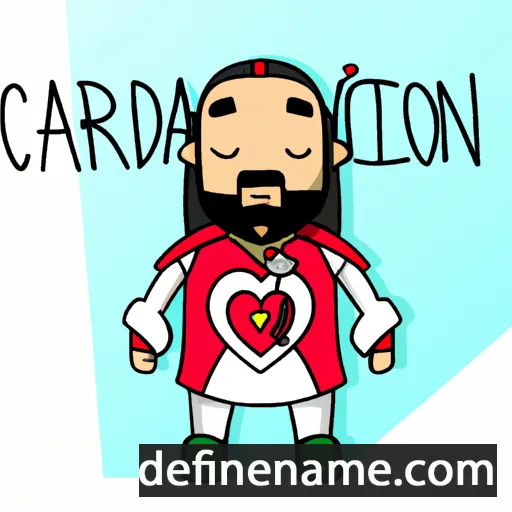 cartoon of the name Sagrado Corazón