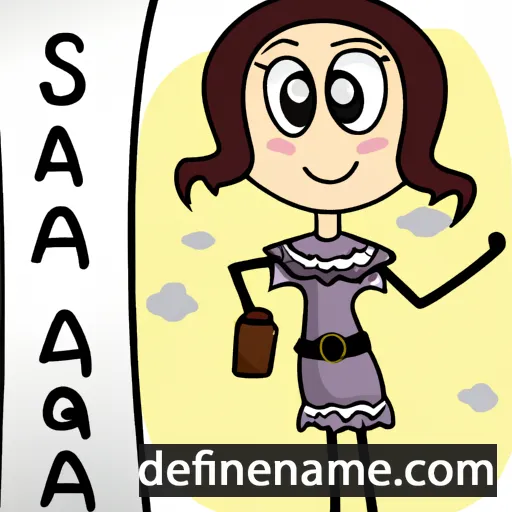 Sagraria cartoon