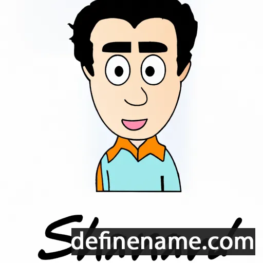 cartoon of the name Sahand