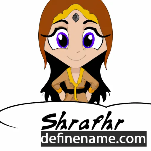 cartoon of the name Saharat