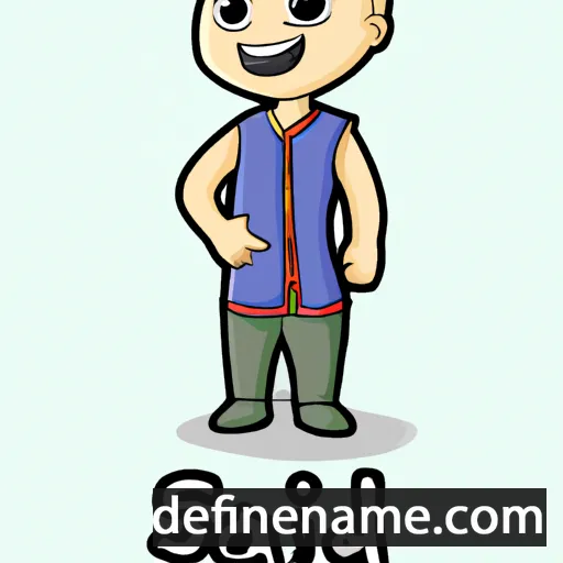 cartoon of the name Sahid