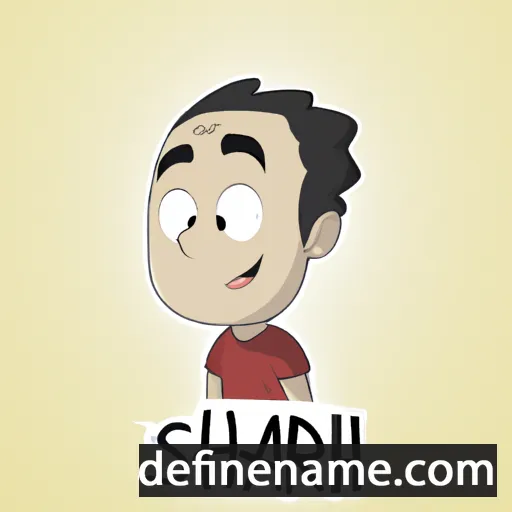 cartoon of the name Sahir