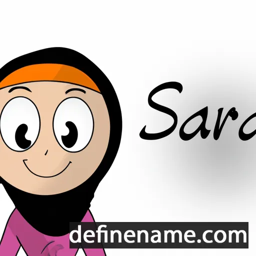 Sahra cartoon