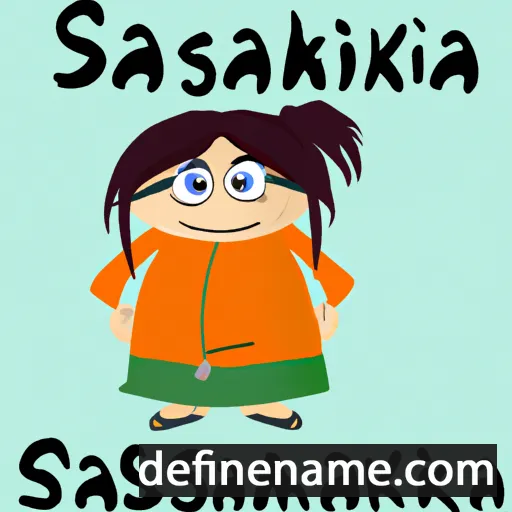 cartoon of the name Sahsinaimska