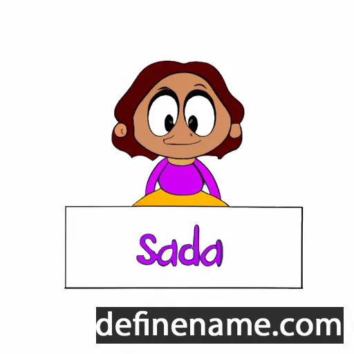 Saïda cartoon