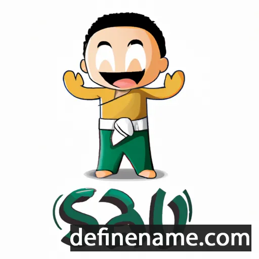 cartoon of the name Sai